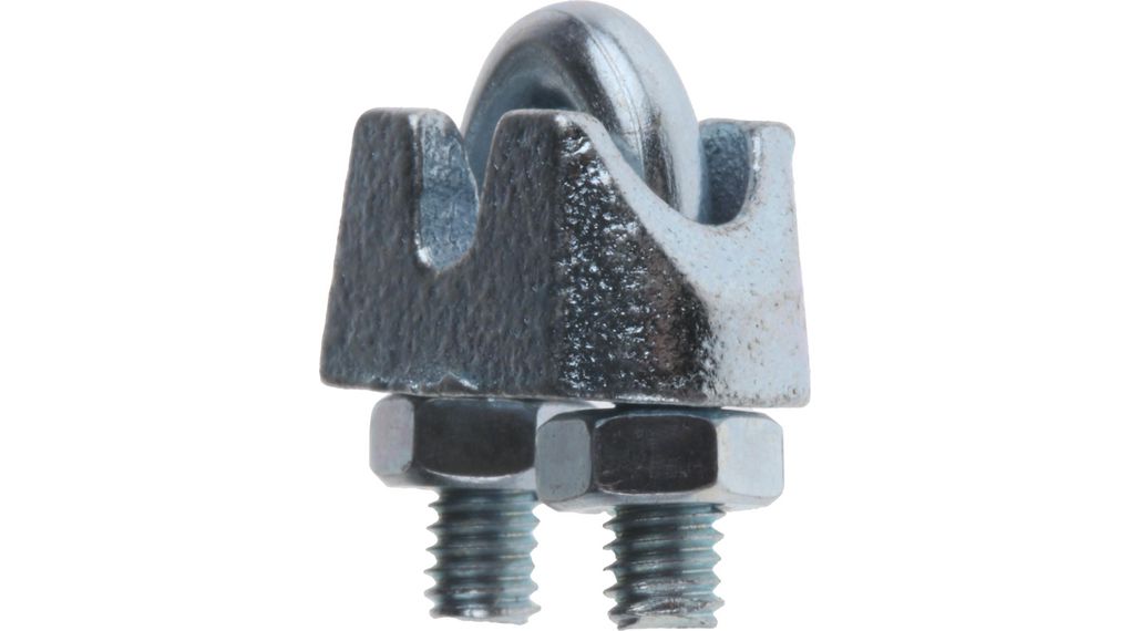 Pince pour câble métallique, acier, 3mm, Lot de 6 pièces